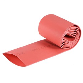 TOP-VIGOR 40mm Heat Shrink Tubing, 1M Length Heat Shrink Sleeving, 2:1 Ratio Heat Shrink Tube for Electrical Insulation, Repairs, Wrap Cable, Wire Connectors, Red