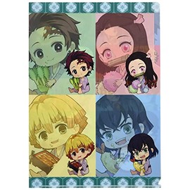 Demon Blade Mogumogu Meeting Gyugyutto Clear File 3 Pockets