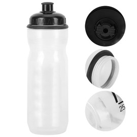 Sports Water Bottles 750ml Clear Water Bottle Leakproof Water Jug Silicone Bicycle Kettle for Outdoor Hiking Camping Running Reusable Water Bottle