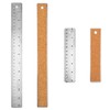 Metal Ruler Cork Backed 6 Inch 12 Inch Stainless Steel