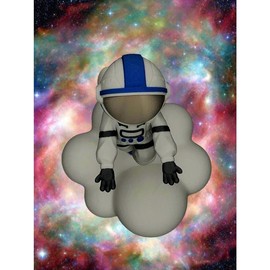 Astronaut Controller stand for Gaming Controllers - Style: All white. Paint yourself.