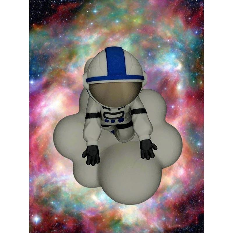 Astronaut Controller stand for Gaming Controllers - Style: All white.