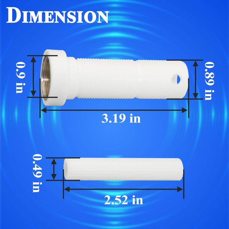 2 Sets 45202000 Extension Kit, 3-1/8" Universal Fit