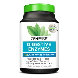 Zenwise Probióticos Y Prebióticos Digestivos 100 Caps Sabor Sin Sabor