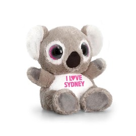 Animotsu 15cm I Love Sydney Koala Kids Animal Soft Plush Stuffed Toy Pink 3y+