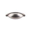 Top Knobs M409 Somerset Collection 2-1/2" Somerset Cup Pull, Pewter