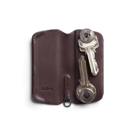 Bellroy Key Cover Plus – Third Edition (Leather Key Holder, Holds 4 – 8 Keys) - DeepPlum