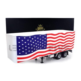Road Kings 1/18 - Truck Trailer Stars and Stripes