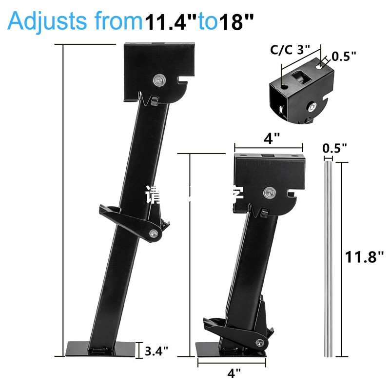Yesland 2 Pack Trailer Stabilizer Jacks, Telescoping RV Camper Accessories