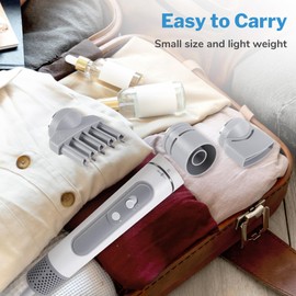 NEUWELBET Lightweight Portable Dog Dryer for Small Medium Large Dogs Grooming Hair Dryer Low Noise Pet Dog Dryer with 3 Nozzles for Household Travel Camping