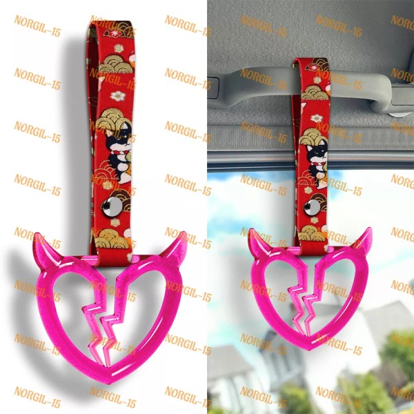 Unbranded Crystal Devil Broken Heart TSURIKAWA PK Ring Car Bus