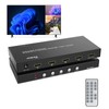 Yinker HDMI Multiviewer Switch 4x1, HDMI Quad Multiviewer Switcher 4