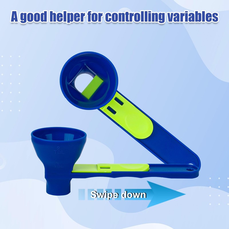 2 x Protein Powder Ladle, Protein Powder Funnel Spoon, Protein