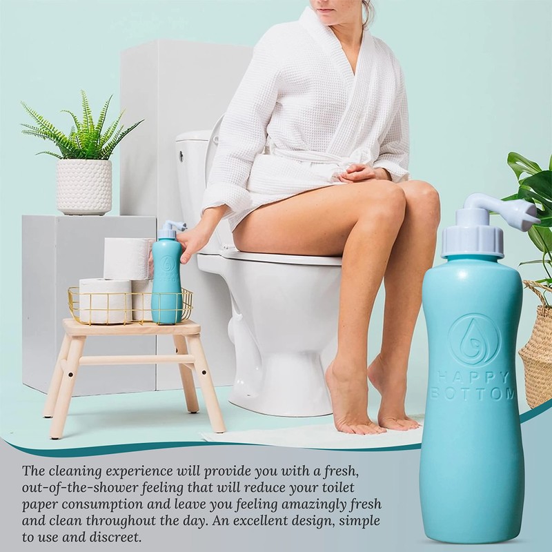 Happy Bottom Portable Bidet | Leak Free Handheld Travel Bidet