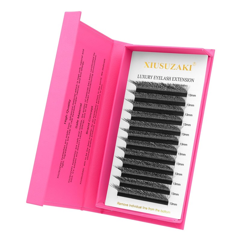 XIUSUZAKI 6D W Shape Eyelash Extension 0.07 D Curl Volume