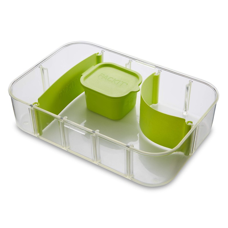 PackIt Flex Bento Food Storage Container, Lime Punch