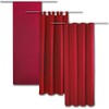 Ellen decorative curtains, universal straps, tab-top curtain