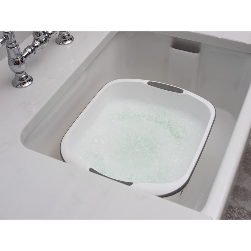 Addis Premium Soft Grip Large Rectangular Washing Up Bowl, 9.5