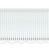U-RIGHT 24 Pcs Ballpoint Pen Refills 1.0 mm Point Black
