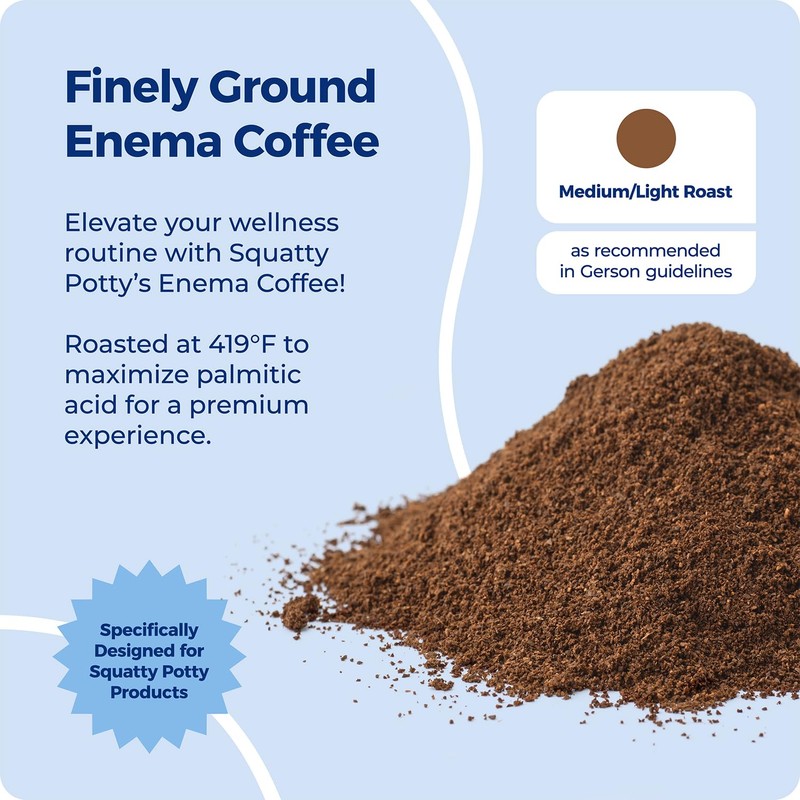 Squatty Potty Enema Coffee – Organic – 419° Roasted, Ground