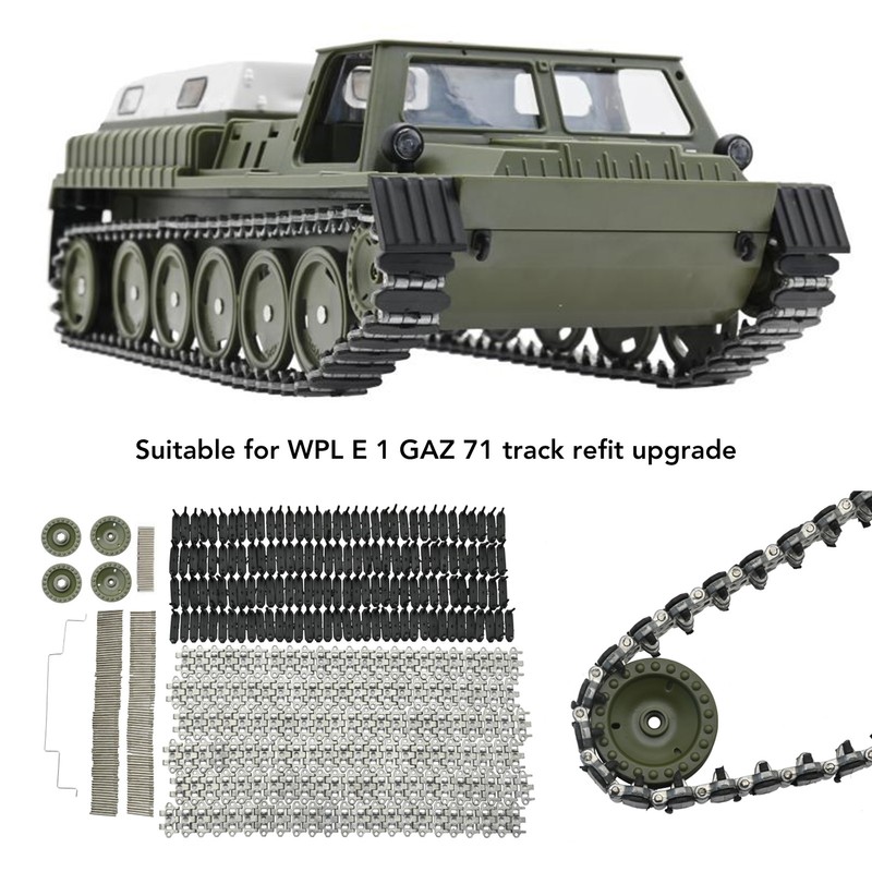 Model Tank Track Parts Full Scale Plastic Aluminum Alloy Chain