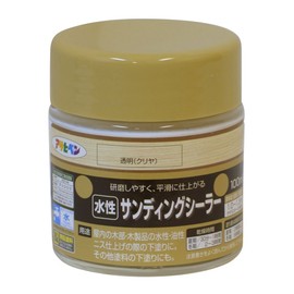 Asahipen Water-Based Sanding Sealer, 3.4 fl oz (100 ml), Clear