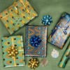 WRAPAHOLIC 30 Inch Peacock Christmas Wrapping Paper Roll - Jumbo