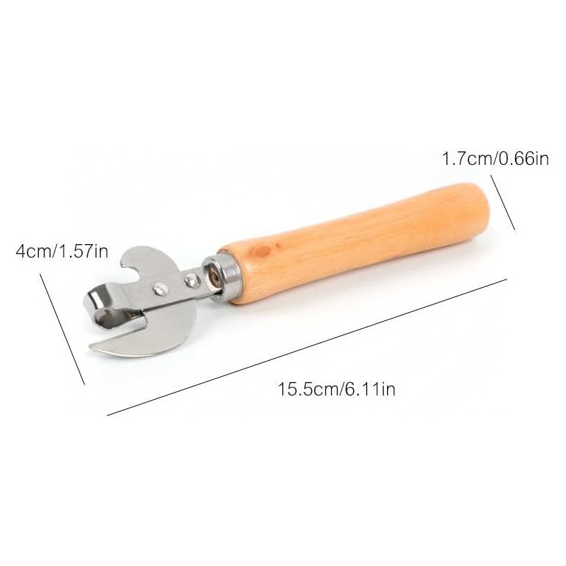 Stainless Steel Kitchen Utensil Multifunctional Lid Remov-e Side Cut Manual
