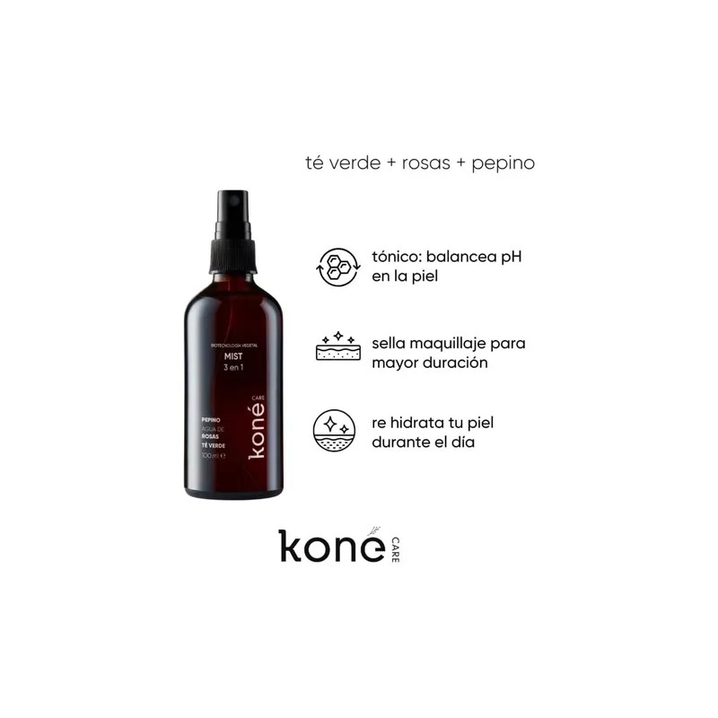 Koné Care Mist 3 En 1 Tónico, Sellador Y Rehidrantante