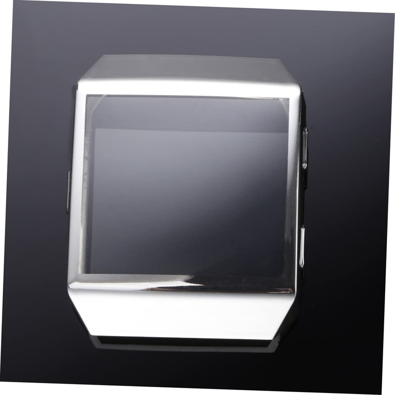 Mikinona TPU Watch Frame Protector Case Silver Protective Cover Fingerprint