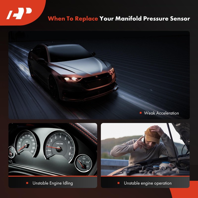 A-Premium Air Charge Temperature Sensor [4 Pins] Compatible with Dodge