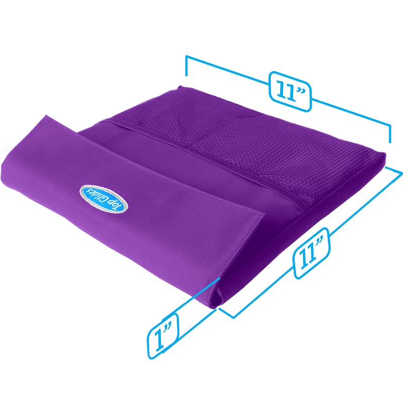 Universal 2-Pocket 8"x9" Walker Side Mini-Pouch (Black)