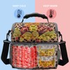 FlowFly Double Layer Cooler Insulated Lunch Bag Adult Lunch Box