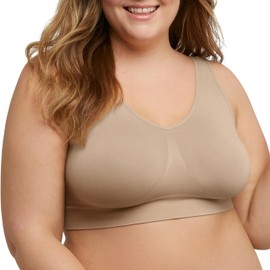 Just My Size Women's Pure Comfort Bra (Pack of 2), skin-coloured