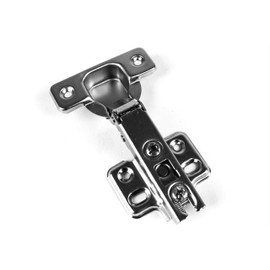 Berta (40 Pieces) Full Overlay Frameless European Hinges, 105 Degree 2-Cam 4-Way Adjustable Concealed Kitchen Cabinet Door Hinges with Screws