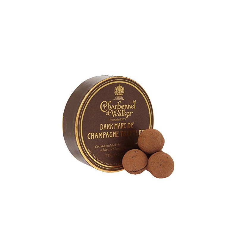 Charbonnel Et Walker Dark Marc De Champagne Truffles, 135g
