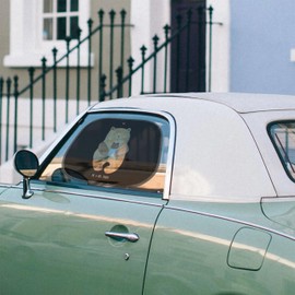 Mr. & Mrs. Panda Car Sun Shade Bear Baby Gift, Teddy Bear, Sun Visor, Sun Protection for Car, Sun Protection for Car Windows, Sun Protection