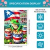 HOMETITUTE Puerto Rico Coquí Garden Flag 28 x 40 Inch