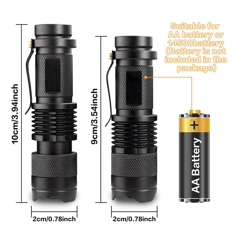 WAYLLSHINE High Power 1 Mode Red LED Flashlight, Single Mode