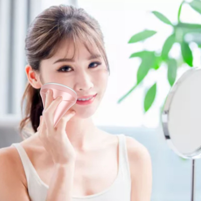 Cooling Beauty Facial Massager Pain Reduce Pore Tighten Portable Cold