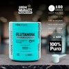 Glutamina Mdn Sports 100 Pura, 100 Servicios, 500g, Suplemento En