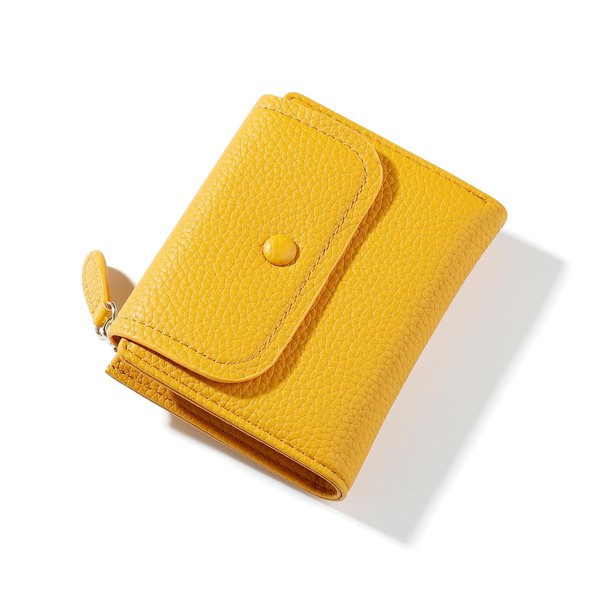 Haffukiry Bifold Wallet, Women's, Mini Wallet, 6 Card Slots, Zippered