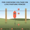 Electric Fence Tester Fault Finder Digital Electric Fence Voltage Tester