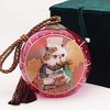 Mona Lisa’s Cat Red - Inside-Painted Glass Ornament 丨 Bold