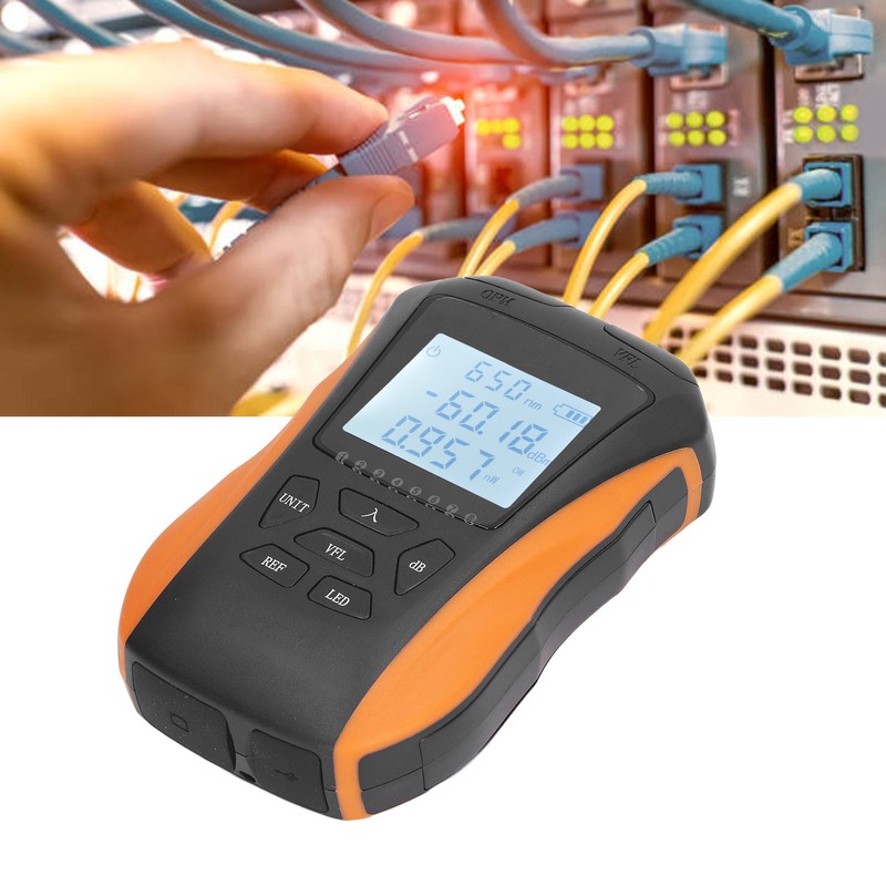 Optical Power Meter Multifunctional 4 in 1 Portable Fiber Light