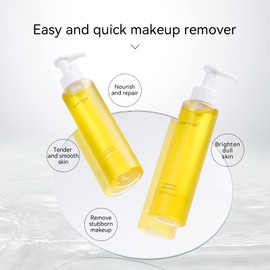 Kimtrue Cleansing Oil,Mekeup Remover, Oil-Based Facial Cleanser Gentle Makeup Removal,Deep Cleansing of Pores, Nourishing the skin,Refreshing Fragrance Free All skin types 150ml/5.07Fl Oz