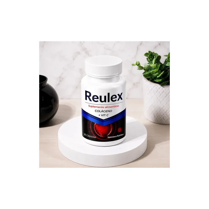 Reulex Frasco Cápsulas Colageno Msm Vitaminas Mas