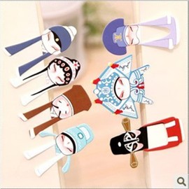 NHW 35Pcs Exquisite Chinese Classical Beijing Peking Opera Mini Facebook Bookmarks Creative Stationery Set Best Gift for Student (7)