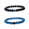 LeZisuIre CNLQ Long Distance Bracelets For Lovers Couples Matching Gift