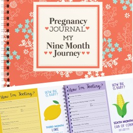 My 9 Month Journey Pregnancy Journal and Baby Memory Book - Baby Scrapbook and Photo Album - Pregnancy Journals for First Time Moms - Pregnancy Journal Memory Book